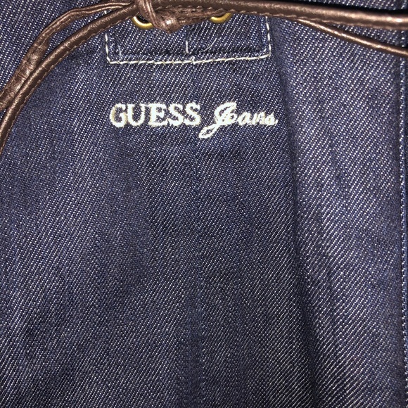 Guess - Denim Corset Bustier Dress, Size XS - Picture 6 of 7